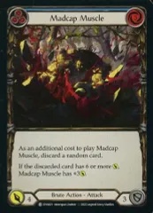 【中古】Flesh and Blood DYN021[C]：(Rainbow Foil)Madcap Muscle (3)