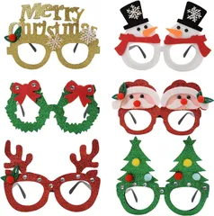 【在庫セール】クリスマス飾り クリスマスコスチューム 飾り付け クリスマス仮装 アントラー クリスマス 雪だるま クリスマス トナカイ 可愛い クリスマス 帽子 サンタクロース クリスマスパーティー眼鏡 撮影小道具 クリスマス コスチューム パーティー飾り コ