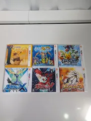 Nintendo 3DS　ポケモンソフト 6本セット  ​タイトル： ポケットモンスターX/Y/サン/不思議の/超不思議のダンジョン/名探偵ピカチュウ 豪華6本セット
