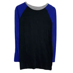 OLD NAVY 長袖 無地Tシャツ XL キッズ 160～ ブラック ブルー オールドネイビー プルオーバー ロンT 古着卸 アメリカ仕入 a702-6208のサムネイル