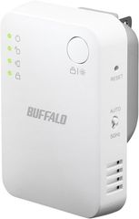 【HY】【美品】BUFFALO バッファロー WEX-1166DHPS 無線LAN中継機 Wi-Fi中継機 コンセント直挿し 11ac 866+300Mbps 高速通信 範囲拡張 テレワーク・オンライン学習対応[ゆうパケット発送、送料無料]HY003