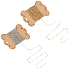 【新着商品】ケーブルチェーン はんだ付けネックレスチェーン コリアナチェーン ステンレススチール 0.5mm ジュエリー製作用 メタルチェーン ネックレスチェーン レディース 5m/ロール 2色 ネックレス 2ロール ブレスレット作り UNICRAFTALE