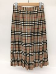 BURBERRｙS 　ノバチェック　プリーツスカート　【M132-20250601-07KS】
