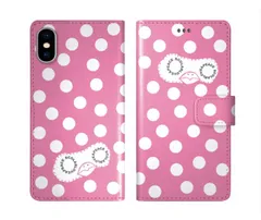 [iPhone16 Pro Max] iPhone16 ケース スカラー スマホケース 手帳型 iPhone16 Pro ケース アイフォン16 15 14 13 12 11 スマホカバー 全機種対応 手帳 ScoLar フクミン アップ フクロウ ピンク ダ