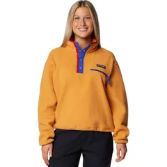 【送料無料】 コロンビア レディース ジャケット・ブルゾン アウター Helvetia II Cropped 1/2-Snap Fleece Pullover - Women's Sunstone