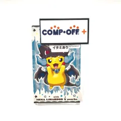 ポンチョを着たピカチュウ 名刺カード メガリザードン メガ