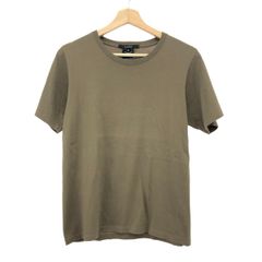 GUCCI グッチ 半袖バックロゴカットソー サイズ:M カーキ メンズ