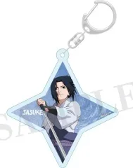 【中古】キーホルダー B.うちはサスケ 手裏剣型アクリルキーホルダー 「NARUTO-ナルト- 疾風伝」