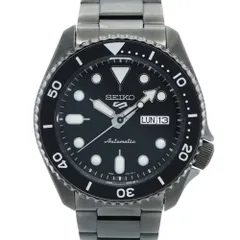 SEIKO5 自動巻き ブラック 時計 4R36-07G0 SEIKO 5 自動巻き 腕時計 黒 4R36-07G0