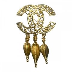 【売り尽くし】 シャネル ブローチ レディース ココマーク スイング ヴィンテージ アクセサリー ココ CHANEL GP    95A ゴールド 約19.9g 美品 1995年【中古品】