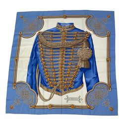 【箱付き】 【新品未使用】HERMES エルメス 褐色の男達の伝説 スカーフ HERMES】【LES MYTHOLOGIES DES HOMMES ROUGES】【フランス製