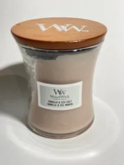 【訳あり品】【未使用】ウッドウィック ジャーS バニラ＆シーソルト