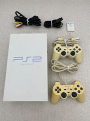 PlayStation 2 (SCPH-50000)　本体　ホワイト　動作品　コントローラー２点