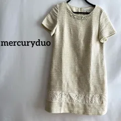 mercuryduo ワンピース　半袖　高級感　レース　装飾