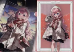 【中古】クリアファイル 周央サンゴ A4クリアファイル2枚セット 「バーチャルYouTuber にじさんじ ＆ NIJISANJI EN にじさんじ ウィンターデート2023」