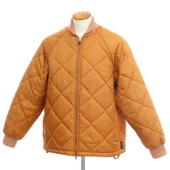 【中古】ラベンハム LAVENHAM BEAMS 別注 ポリエステル 中綿 キルティング ブルゾン オレンジブラウン系【サイズM/38】【メンズ】のサムネイル