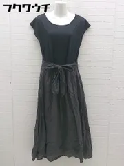 ◇ ◎ Sonny Label URBAN RESEARCH ウエストリボン付き フレンチスリーブ ロング ワンピース サイズF グレー系 レディース 【中古】 【1002801682453】