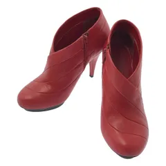 UNITED NUDE / ユナイテッドヌード | Leather Fold Deluxe Hi レザー ブーティー ヒール ブーツ | 37 | ピンク | レディース