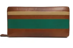 コーチ／COACH 長財布 財布 ウォレット メンズ 男性 男性用レザー 革 本革  74497 Bleecker Legacy Debossed Stripe Leather Accordion Zip ブリーカー レガシー デボスド ストライプ アコーディ