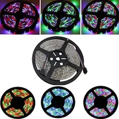 【在庫処分】LEDテープ 防水 24V 5m SMD5050 300連 白ベース 正面発光 切断可能 (RGB)