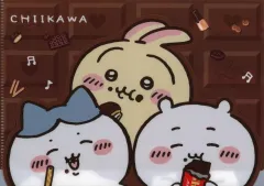 【中古】小物入れ・マルチケース・缶ケース 集合 オリジナルA5マルチケース 「ちいかわ なんか小さくてかわいいやつ×セブンイレブン×ロッテ」 対象お菓子購入特典