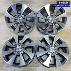 即売り。スズキ 美品15インチ ホイール 5スポーク KOSEI MZ GROW C52S ブラックメタリックポリッシュ 15インチ 5H100 6J+