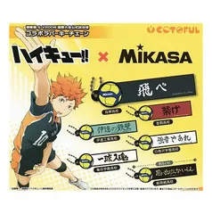 ハイキュー！！×MIKASA 横断幕＆V200W 国際大会公式試合球 コラボラバーキーチェーン 全6種セット
