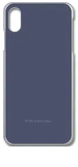 【新品未使用】iPhone XS Max アイフォンテンエスマックス クリア ハードケース (258-mayonaka) ネイビー系 カバー スマホケース cl-iphonexsmax-258