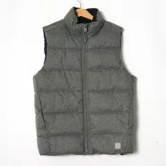 ギャップ ダウンベスト 中綿入り アウター キッズ 男の子用 XLサイズ グレー GAP 【中古】