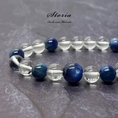 瞑想の効果を最大限に発揮 カイヤナイト×ヒマラヤ水晶ブレスレット