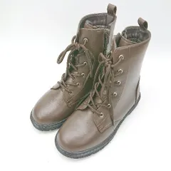 ■ ⊇◎●未使用● branshes ブランシェス 144361818 キッズ ブーツ サイズ20 ブラウン 女の子 E  【1502180063749】