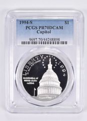 1994-S PR70 キャピトル200周年記念ドル PCGS ブルーラベル