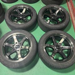 BUAN KBレーシング18 18インチ 8j +38 PCD139.7 トーヨータイヤ H20 225/50R18 ハイエース