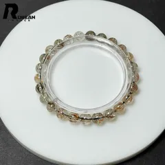 【限定一点】 綺麗 EU製 ★ROBEAN・ゴールドスーパーセブン★パワーストーン ブレスレット 天然石 原石 綺麗 お守り プレゼント2  ギフト 6.8-7.2mm M0519251