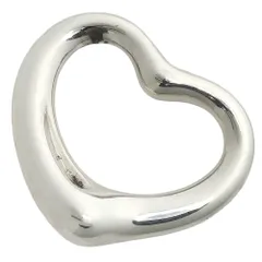 【本物保証】 超美品 ティファニー TIFFANY & Co. オープンハート ペンダントトップ SV925 シルバー925