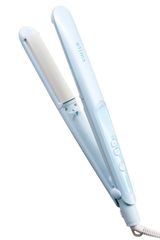 テスコム ヘアアイロン マイナスイオン 26mm 【 モイストキープモード搭載 】 海外対応 自動OFF 開閉ロック ラク抜きプラグ パールブルー TS550B-A [パールブルー]