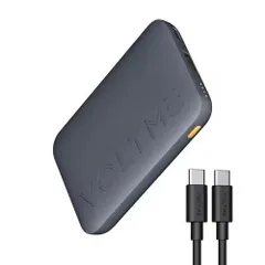 ボルトミー VOLTME 出力22.5W USB-C ＋ USB-A 10000mAh 薄型 モバイルバッテリー ケーブル付属（ブルー）Hypercore 10K B3023