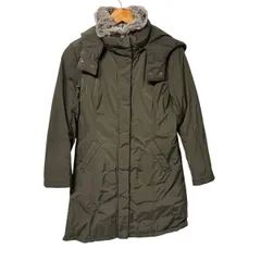 UNTITLED(アンタイトル) ダウンコート サイズ1 S レディース - カーキ 長袖/フォックス/冬