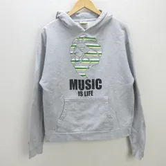 H■ネスタ/NESTA BRAND プルオーバーパーカ スウェット【M】灰色/MENS■21【中古】