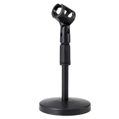 【新品・7営業日以内発送】エレコム ELECOM HS-DSARMBK マイクスタンド マイクホルダー 卓上 高さ調整  新着
