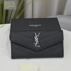 極美品✨サンローラン 長財布 ラウンド ブラック キャビアスキン YSL 極美✨サンローラン 長財布 ラウンドファスナー キャビアスキン