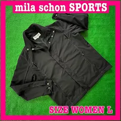 mila schon SPORTS フルジップ ゴルフ ナイロンジャケット Lのサムネイル