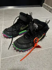 NIKE(ナイキ) オフホワイト エアフォース 1 ミッド sp 黒 235のサムネイル