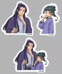 【中古】シール・ステッカー 猫猫＆壬氏 ステッカーセットA(3枚入り) 「薬屋のひとりごと×SWEETS PARADISE」