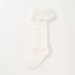 ☆ ホワイト ☆ 16-18cm ☆ ブリーズハイソックス 靴下 キッズ 女の子 ハイソックス 長靴下 10002986 ソックス ブリーズハイソックス フォーマル 入園式 卒園式 入学式 卒業式 おしゃれ かわいい オシャレ 可愛い レッグウェア