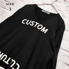 【日本製】カスタムカルチャー CUSTOM CULTURE Vネック ロンTのサムネイル