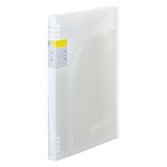 （まとめ買い）キングジム クリアーファイル カキコ 差し替え式(透明) A4 20ポケット 乳白 8682T-M 【3冊セット】