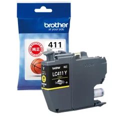 【ブラザー純正】 ブラザー工業(Brother Industries) インクカートリッジイエロー LC411Y 対応型番:DCP-J926N、MFC-J904N、MFC-J739DN、MFC-J939DN他 小