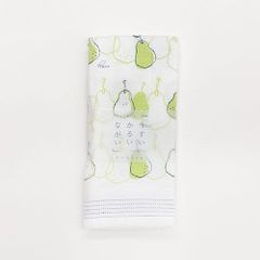 布ごよみ 洋なし うすい かるい ながい 手ぬぐいタオル 今治の日本製 洋梨 ナシ コンテックス