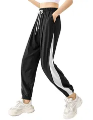 トレーニングパンツ フィットネス ゆったり ロングパンツ レディース ダンスパンツ スポーツウェア ヨガパンツ ヨガウェア [Nesseo]